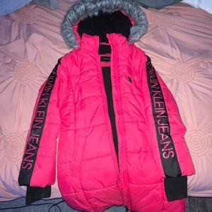 Girls CALVIN KLEIN Puffer Coat